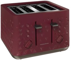 Morphy Richards - Toaster - 248103 Prism 4-Slice - Merlot.